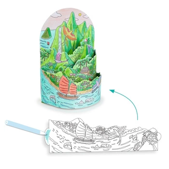 Kolorowanki 3D NA SZCZYCIE...MOJEJ WYSPY DJ08744