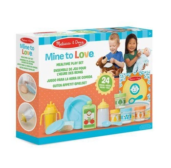Mine to Love - zestaw do karmienia lalek 41708-Melissa & Doug, akcesoria dla lalek