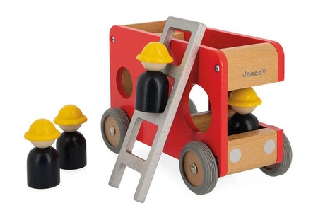 Straż pożarna drewniana Bolid 2+, Janod