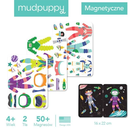 Mudpuppy Magnetyczne postacie Kosmiczny kot 4+