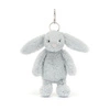 JellyCat - Breloczek Króliczek Srebrny 18 cm
