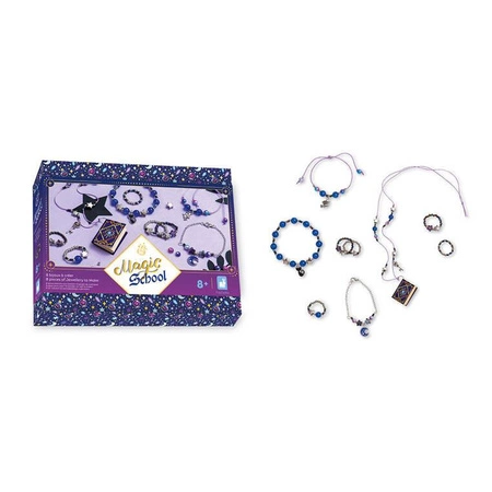 Zestaw kreatywny do tworzenia biżuterii Szkoła magii 8+, Janod