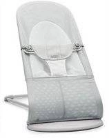 BABYBJORN - leżaczek BALANCE SOFT MESH - Szary/Biały