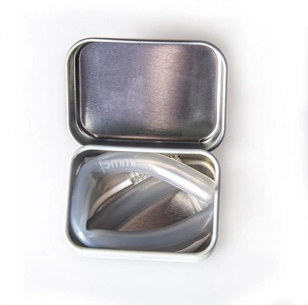 Fommi Słomka Wielorazowa w Pudełku Grey