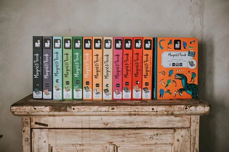 Magnetyczna układanka Puzzle zwierzątka Magnetibook, Janod