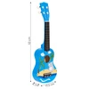 Gitara ukulele dla dzieci drewniana 4 struny nylonowe kostka do gry ECOTOYS
