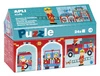 Puzzle w kartonowym domku Apli Kids - W straży pożarnej 3+
