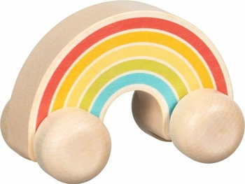Drewniany samochodzik Tęczowe autko Goki 55845