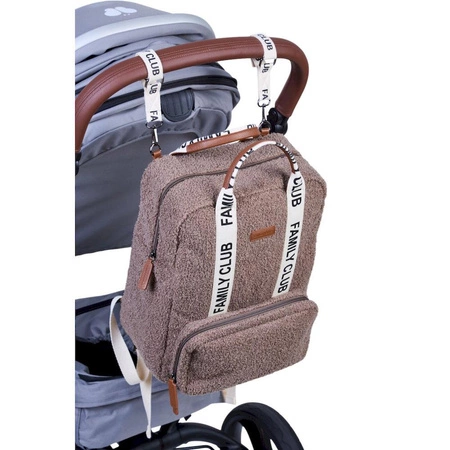 Childhome Plecak Family Club Signature Teddy Soft brown