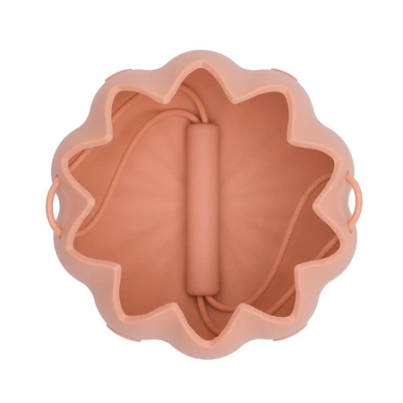 Silikonowe wiaderko Dynia We Might Be Tiny - Dark Peach