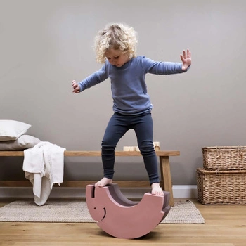 Zabawka wspierająca sensorykę i motorykę Słoń M Vintage rose