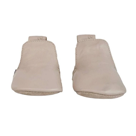 Lodger Skórzane buciki dla niemowląt kremowe Stepper Birch r. 19