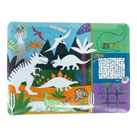 Dinozaury Silikonowa Mata do Kolorowania, Gier i Zabaw