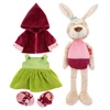 Pluszowa zabawka edukacyjna Króliczek lalka do nauki przebierania sigikid