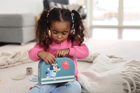 Walizeczka dla dzieci Bluey, akcesoria, zabawki, przechowywanie zabawek