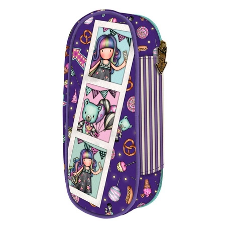 Piórnik na Suwak, Kosmetyczka - Gorjuss - Fairground - Up and Away