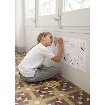 Kolorowanka w rolce 4 metry Apli Kids - Słodki świat