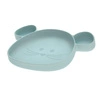 Lassig Talerz silikonowy z przyssawką Little Chums Mysz niebieski