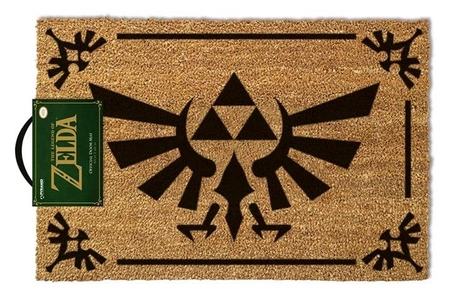 Wycieraczka pod drzwi The Legend of Zelda (TRIFORCE BLACK) (60x40 cm)