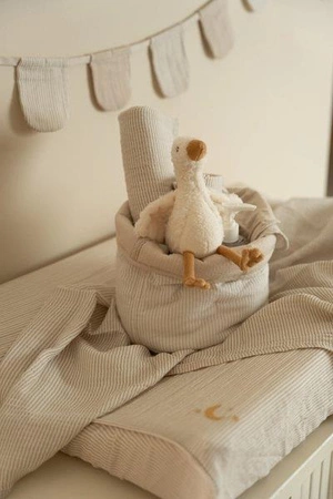 Little Dutch Otulacz muślinowy 120x120 cm Blueberry Leaves