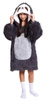 Bluza koc Oversize dla dziecka Leniwiec Cozy Noxxiez CH322