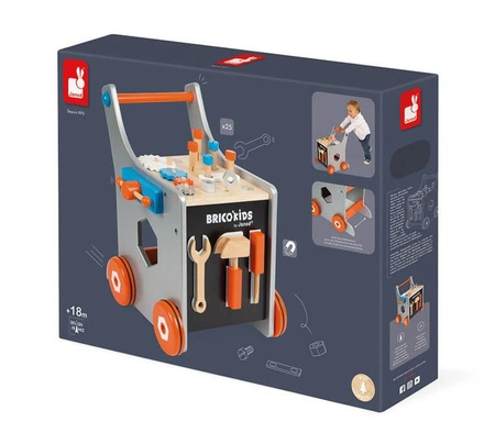 Wózek warsztat magnetyczny z narzędziami Brico ‘Kids, Janod