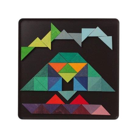 Układanka magnetyczna Trójkąty, 3+, Grimm's