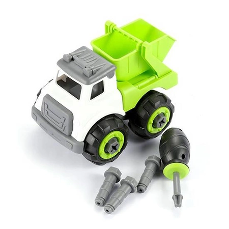 WOOPIE Zestaw Konstrukcyjny Majsterkowicza Montaż Samochodu Ciężarówka Kask Śrubokręt AKC. 3 szt.