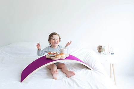 Deska do balansowania Original z filcem, Red, Wobbel