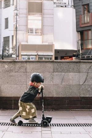 SCOOTANDRIDE Highwaykick 2 Lifestyle Hulajnoga trójkołowa balansowa z zamykanym schowkiem 2+ Zebra