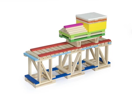 Viga Drewniane Klocki konstrukcyjne Budynki