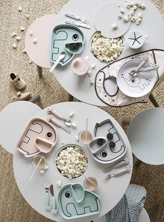 Done by Deer Talerzyk z Przyssawką Blue