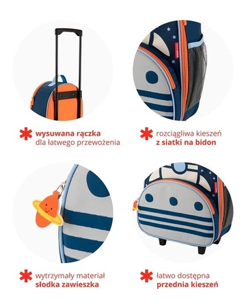 Skip Hop Walizka dla Dziecka na Kółkach Rakieta Spark Style