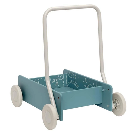 Chodzik/pchacz drewniany Micki niebieski