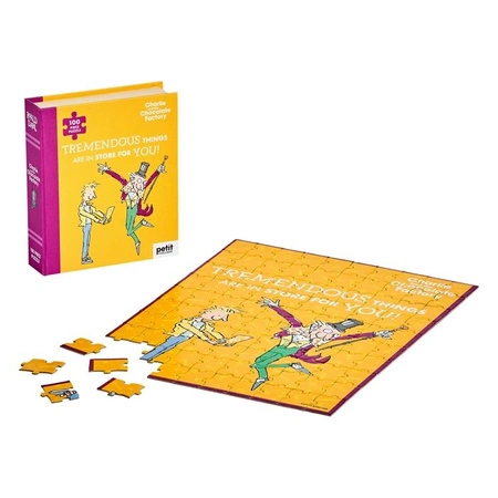 Petit Collage Puzzle Roald Dahl Charlie i Fabryka Czekolady