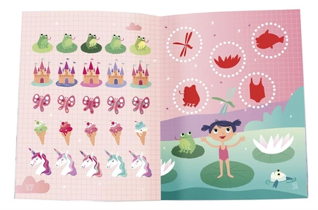 Teczka małego artysty z 3 książeczkami Apli Kids - Magiczny Świat