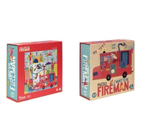 Puzzle dla dzieci, Chcę być strażakiem! | Londji®