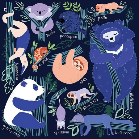 Mudpuppy Puzzle rodzinne Drzemka w drzewach 500 elementów 8+