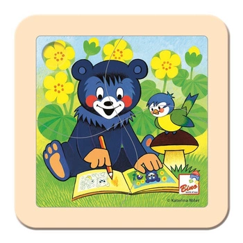 Puzzle dla malucha Baribal w lesie