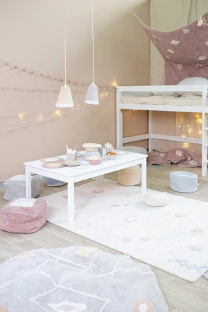 Lorena Canals Dywan bawełniany/Pufa Lou Ø 120 cm