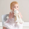 Kocyk przytulanka z bawełny organicznej GOTS, Cream Bunny, ThreadBear Design