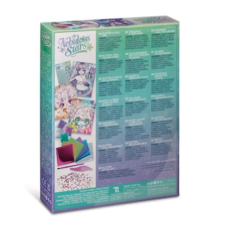 Album do scrapbookingu z folią i brokatem Marinia Nebulous Stars