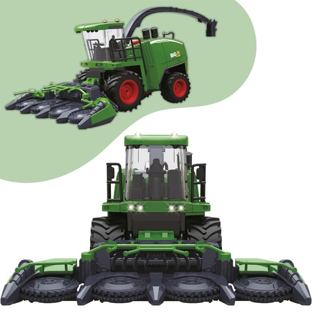 WOOPIE Zdalnie Sterowany Kombajn Rolniczy 1:24 z Efektami Dźwięku, Światła i Dymu