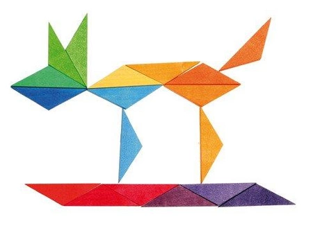 Układanka Duża Gwiazda, kolorowa, 3+, Grimm's