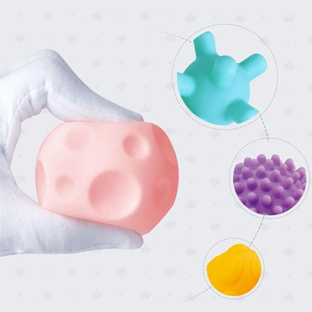 WOOPIE Klocki Sensoryczne do Ściskania 8 el.