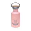 Lassig Butelka - bidon ze stali nierdzewnej z dodatkową zakrętką z ustnikiem 500 ml Adventure rose