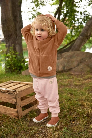 Lassig Ultrawygodne elastyczne trampki dziecięce z antypoślizgową podeszwą Splash & Fun caramel, rozm. 22