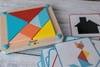 Drewniana układanka Tangram Essentiel, Janod