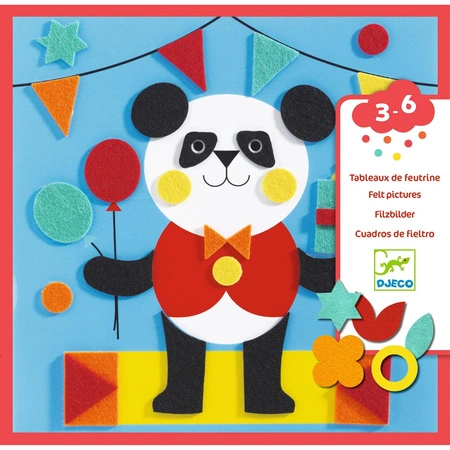 Wyklejanki filcowe SŁODKIE STWORZENIA DJ09863