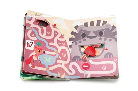 LILLIPUTIENS Książeczka przygodowa z mini-przytulanką kartonowa „Anais superbohaterka” 2 l+